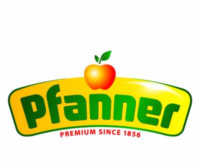 Logo Pfanner weisse Kontur OHNE Effekt mit Schein 4c