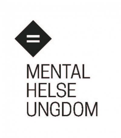 MHU logo sort hvit bestrøket